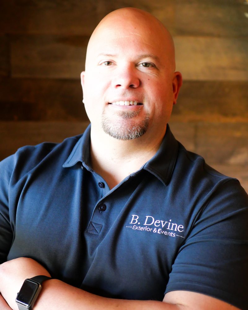 Aaron Crowe, strategic partnerships director at B. Devine Exterior and Events